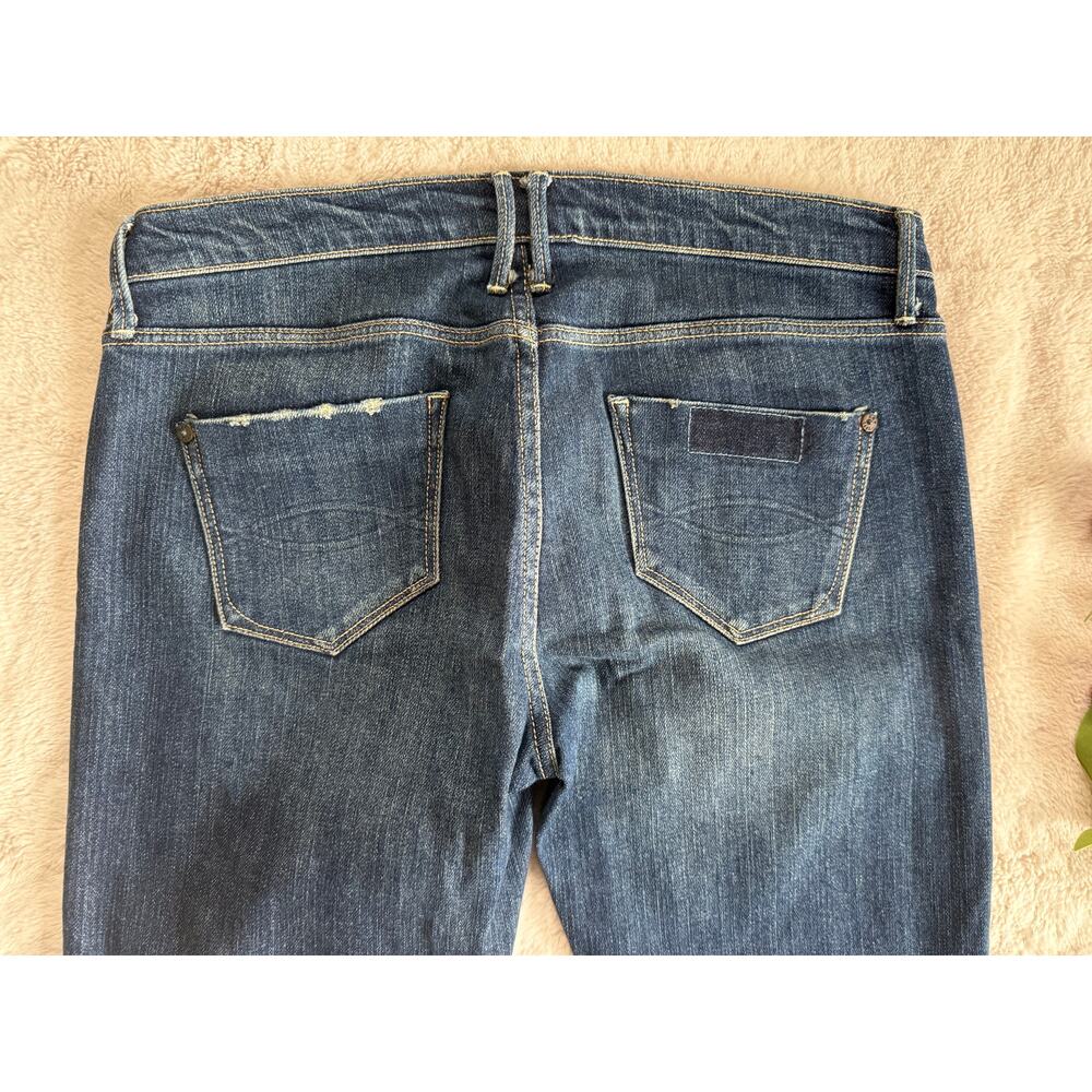 Abercrombie & Fitch Bootcut Stretch Low Rise Jeans Size 4 - 33L - Picture 2 of 7